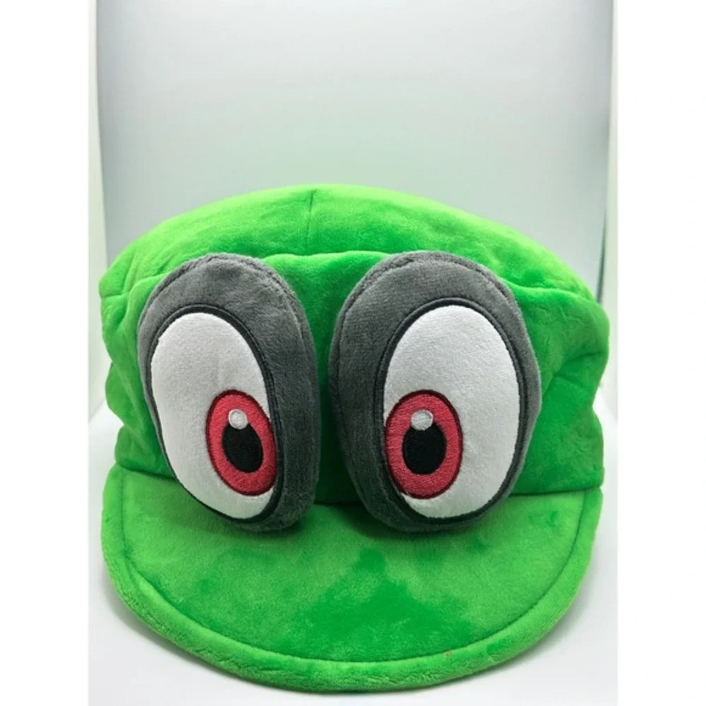 Super Mario Odyssey Cappy Plush Hat Green Cosplay Costume Accessory - Picture 1 of 6